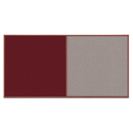 United Visual Products Enclosed Corkboard, 3 Door, 96"x48", 4" Fra, UV3413-BRONZE-PEARL UV3413-BRONZE-PEARL